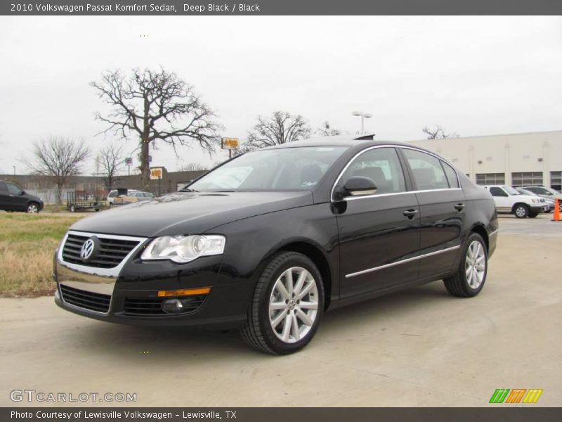 Deep Black / Black 2010 Volkswagen Passat Komfort Sedan