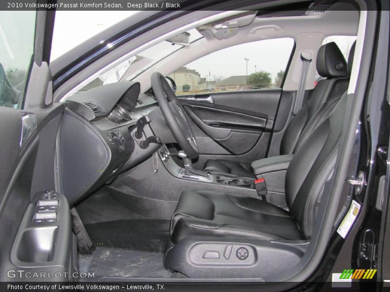 Deep Black / Black 2010 Volkswagen Passat Komfort Sedan