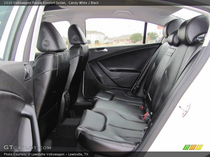 Candy White / Black 2010 Volkswagen Passat Komfort Sedan