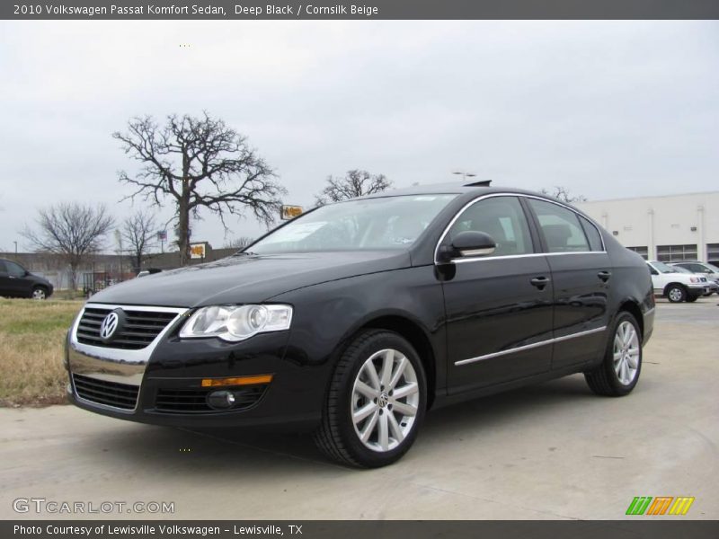 Deep Black / Cornsilk Beige 2010 Volkswagen Passat Komfort Sedan