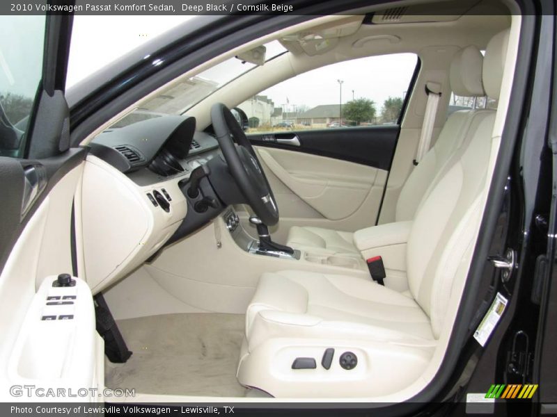 Deep Black / Cornsilk Beige 2010 Volkswagen Passat Komfort Sedan