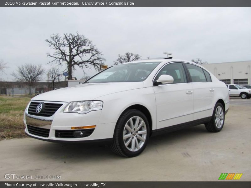 Candy White / Cornsilk Beige 2010 Volkswagen Passat Komfort Sedan