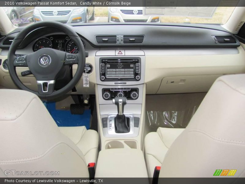 Candy White / Cornsilk Beige 2010 Volkswagen Passat Komfort Sedan
