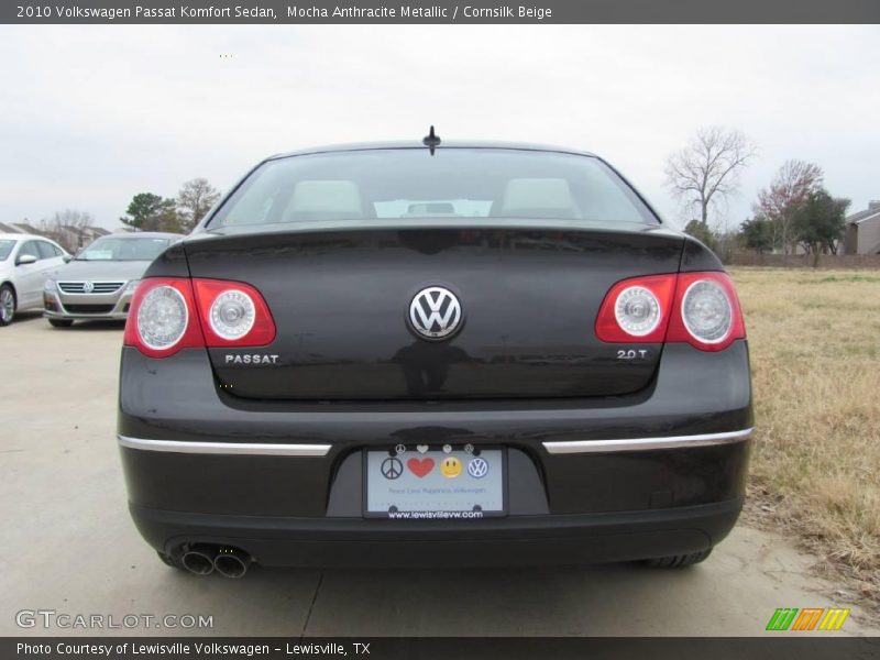 Mocha Anthracite Metallic / Cornsilk Beige 2010 Volkswagen Passat Komfort Sedan