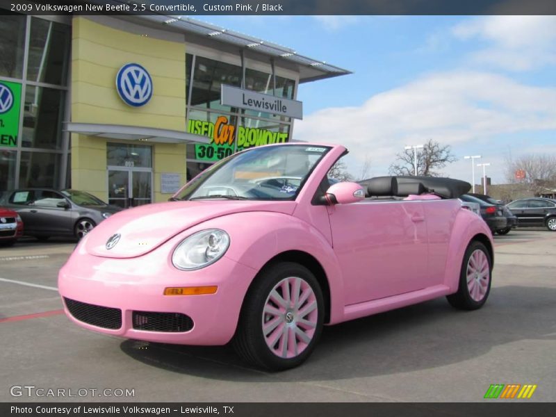 Custom Pink / Black 2009 Volkswagen New Beetle 2.5 Convertible