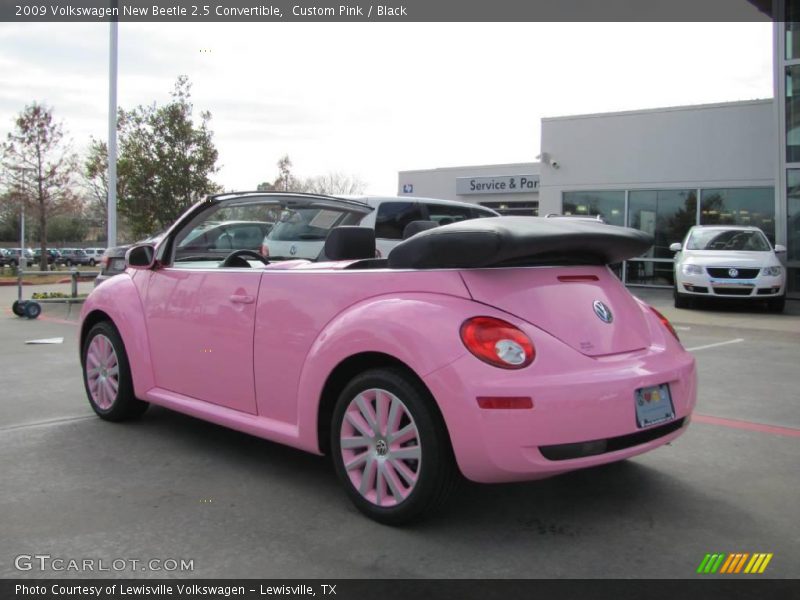 Custom Pink / Black 2009 Volkswagen New Beetle 2.5 Convertible