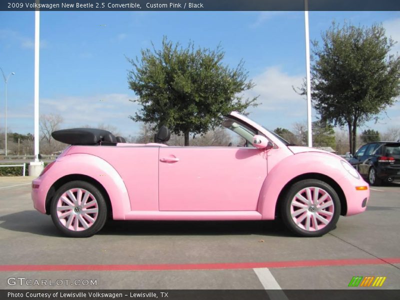 Custom Pink / Black 2009 Volkswagen New Beetle 2.5 Convertible