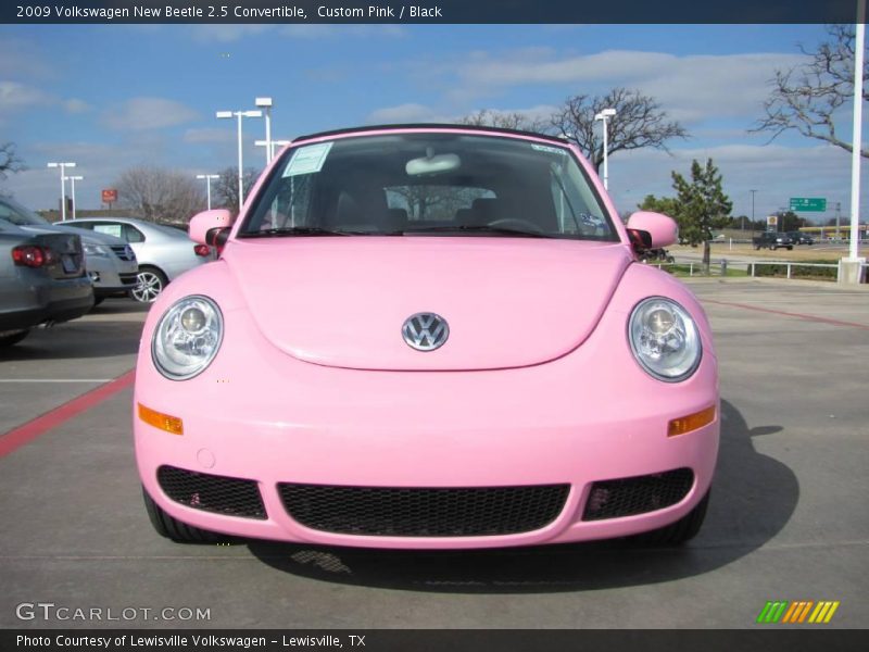 Custom Pink / Black 2009 Volkswagen New Beetle 2.5 Convertible