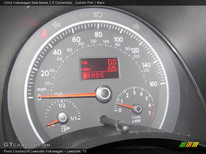 Custom Pink / Black 2009 Volkswagen New Beetle 2.5 Convertible