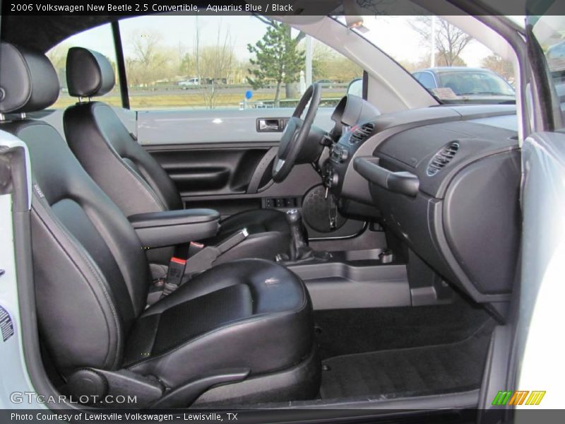 Aquarius Blue / Black 2006 Volkswagen New Beetle 2.5 Convertible