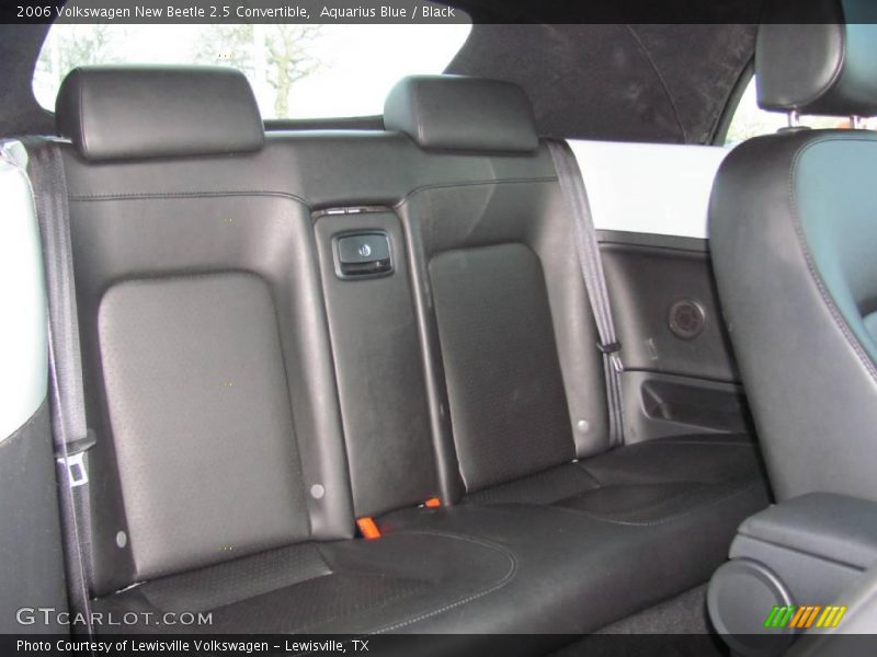Aquarius Blue / Black 2006 Volkswagen New Beetle 2.5 Convertible