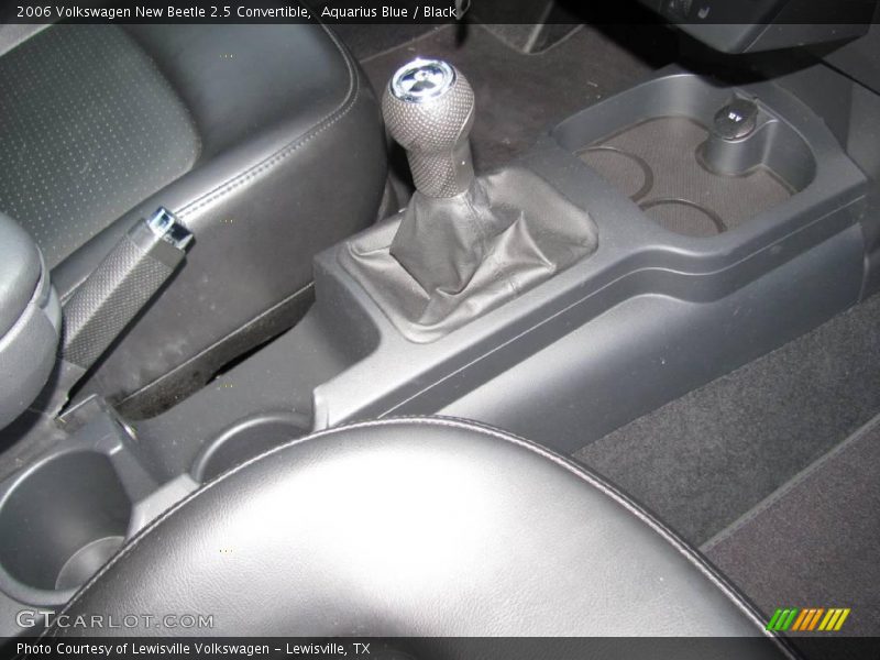 Aquarius Blue / Black 2006 Volkswagen New Beetle 2.5 Convertible