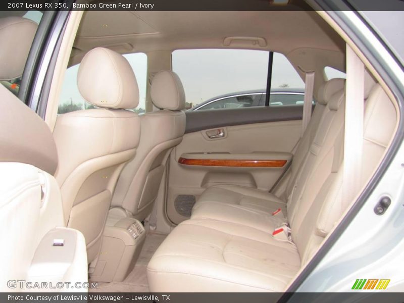 Bamboo Green Pearl / Ivory 2007 Lexus RX 350