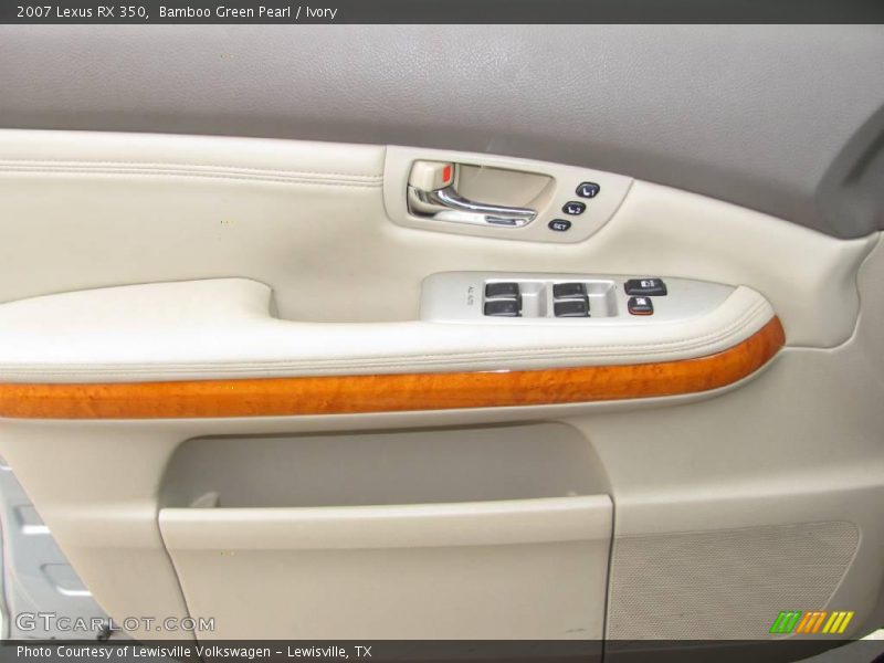 Bamboo Green Pearl / Ivory 2007 Lexus RX 350