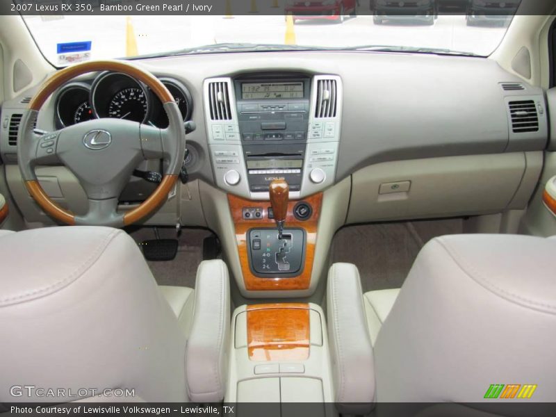 Bamboo Green Pearl / Ivory 2007 Lexus RX 350