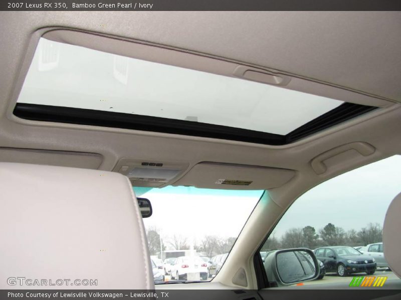 Bamboo Green Pearl / Ivory 2007 Lexus RX 350
