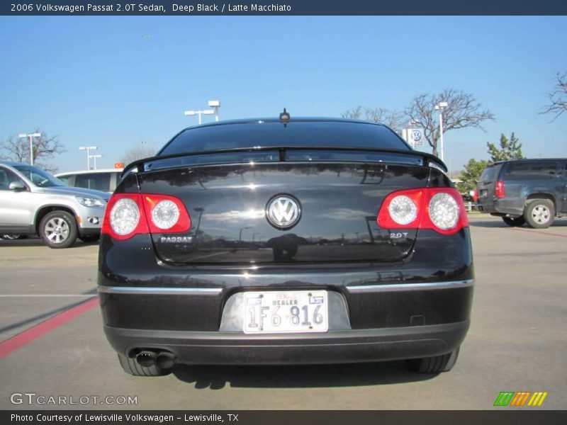 Deep Black / Latte Macchiato 2006 Volkswagen Passat 2.0T Sedan