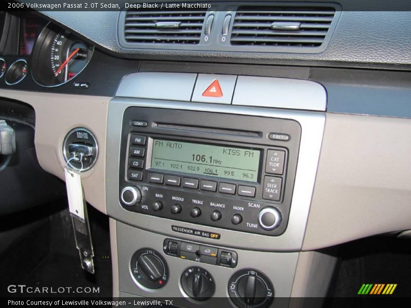 Deep Black / Latte Macchiato 2006 Volkswagen Passat 2.0T Sedan