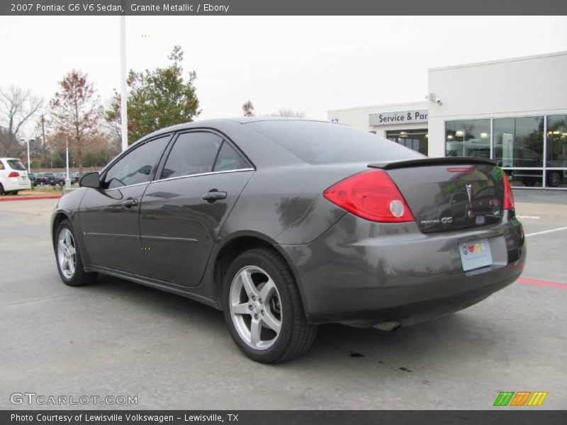 Granite Metallic / Ebony 2007 Pontiac G6 V6 Sedan