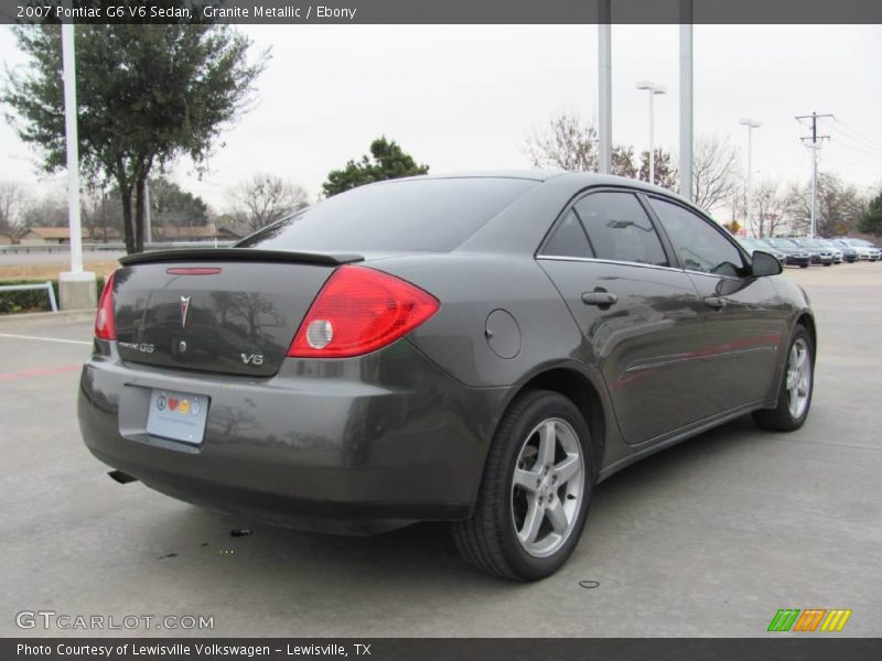 Granite Metallic / Ebony 2007 Pontiac G6 V6 Sedan