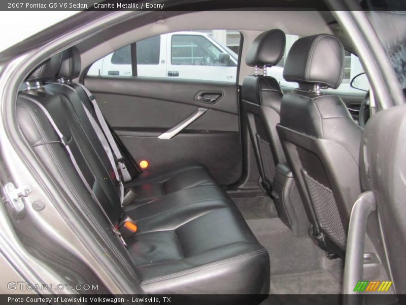 Granite Metallic / Ebony 2007 Pontiac G6 V6 Sedan