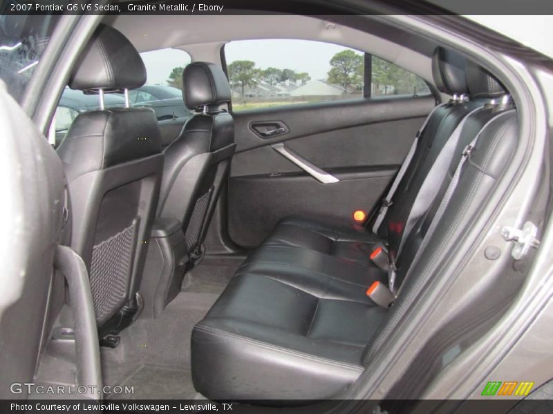Granite Metallic / Ebony 2007 Pontiac G6 V6 Sedan
