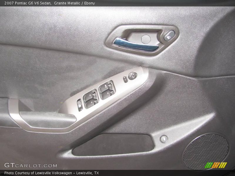 Granite Metallic / Ebony 2007 Pontiac G6 V6 Sedan