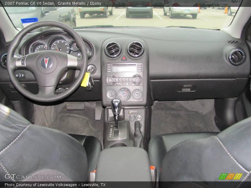Granite Metallic / Ebony 2007 Pontiac G6 V6 Sedan