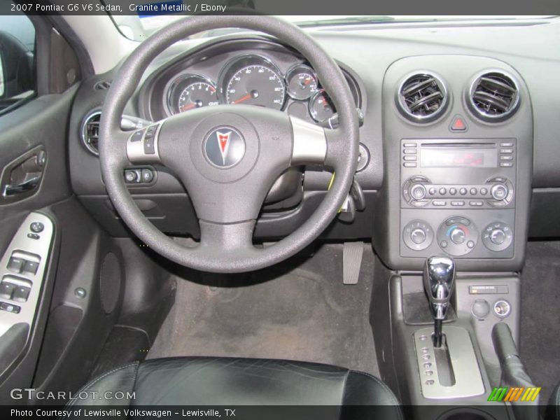 Granite Metallic / Ebony 2007 Pontiac G6 V6 Sedan