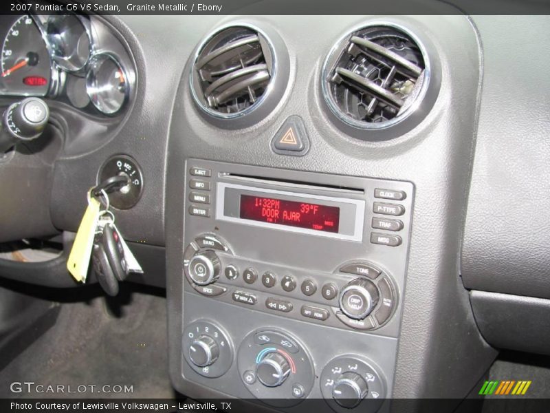 Granite Metallic / Ebony 2007 Pontiac G6 V6 Sedan