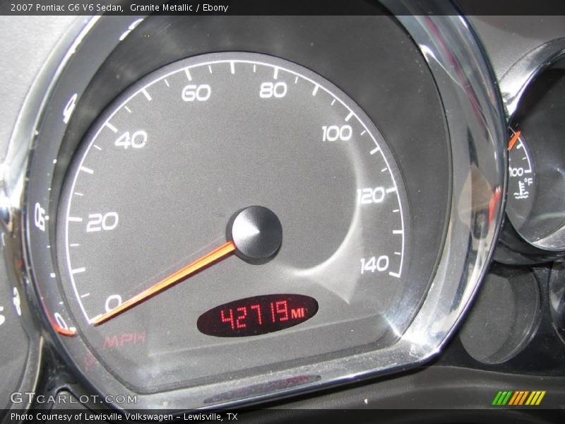 Granite Metallic / Ebony 2007 Pontiac G6 V6 Sedan