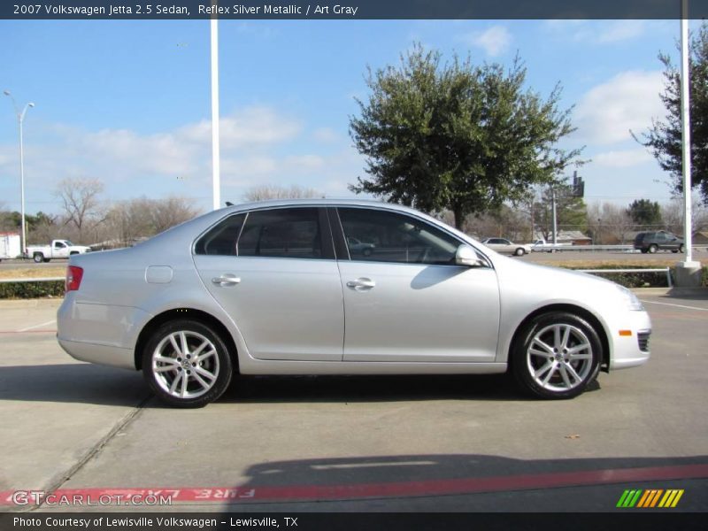 Reflex Silver Metallic / Art Gray 2007 Volkswagen Jetta 2.5 Sedan