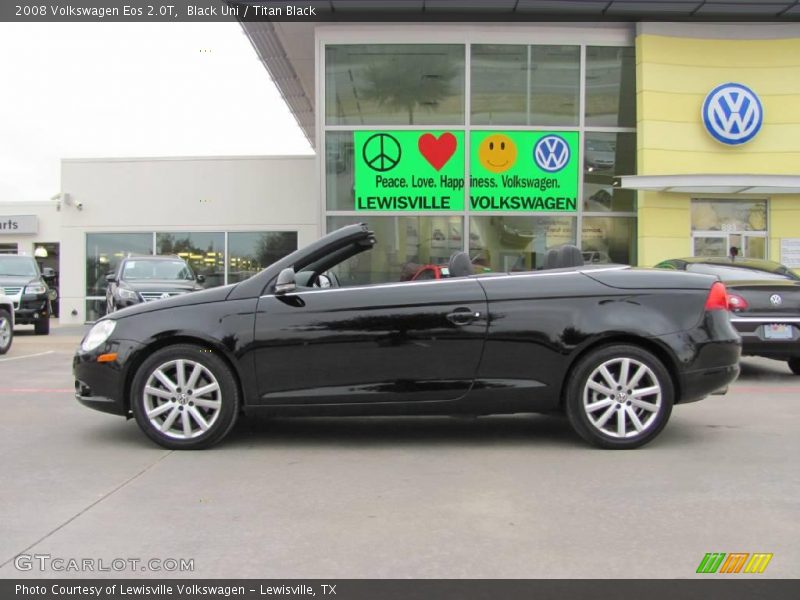 Black Uni / Titan Black 2008 Volkswagen Eos 2.0T