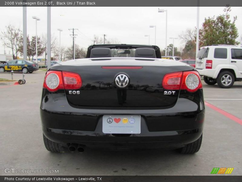 Black Uni / Titan Black 2008 Volkswagen Eos 2.0T