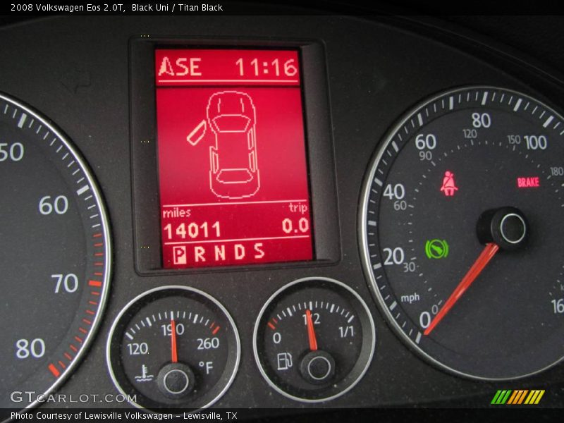 Black Uni / Titan Black 2008 Volkswagen Eos 2.0T