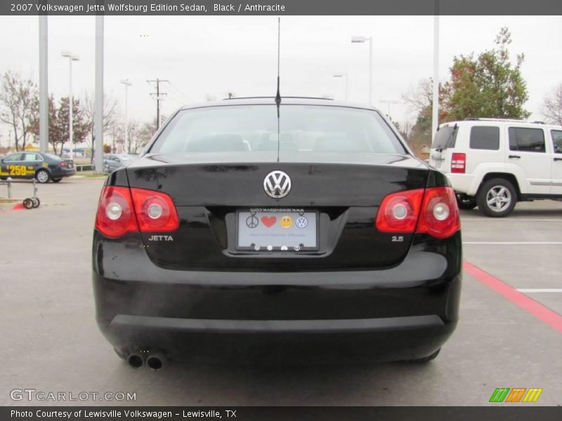 Black / Anthracite 2007 Volkswagen Jetta Wolfsburg Edition Sedan