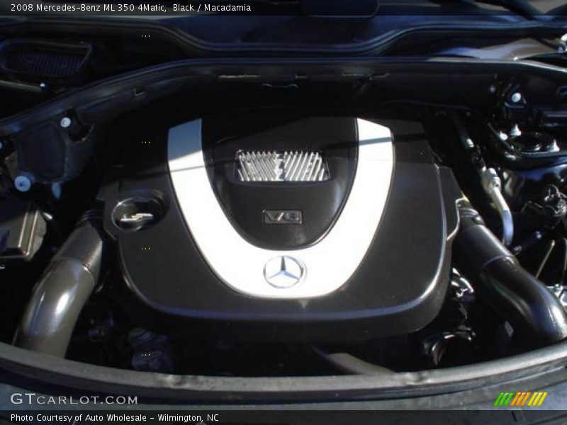 Black / Macadamia 2008 Mercedes-Benz ML 350 4Matic