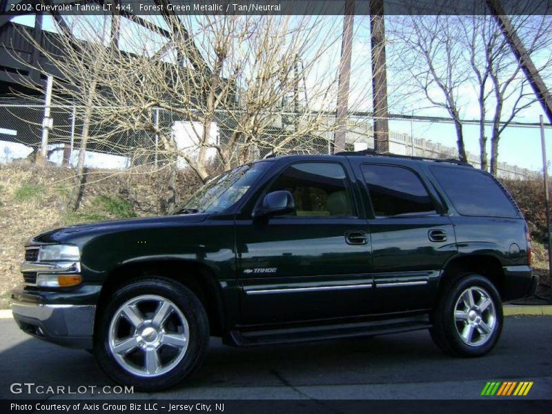 Forest Green Metallic / Tan/Neutral 2002 Chevrolet Tahoe LT 4x4