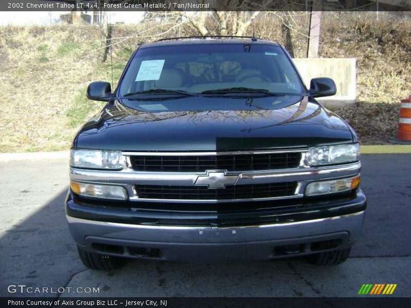 Forest Green Metallic / Tan/Neutral 2002 Chevrolet Tahoe LT 4x4