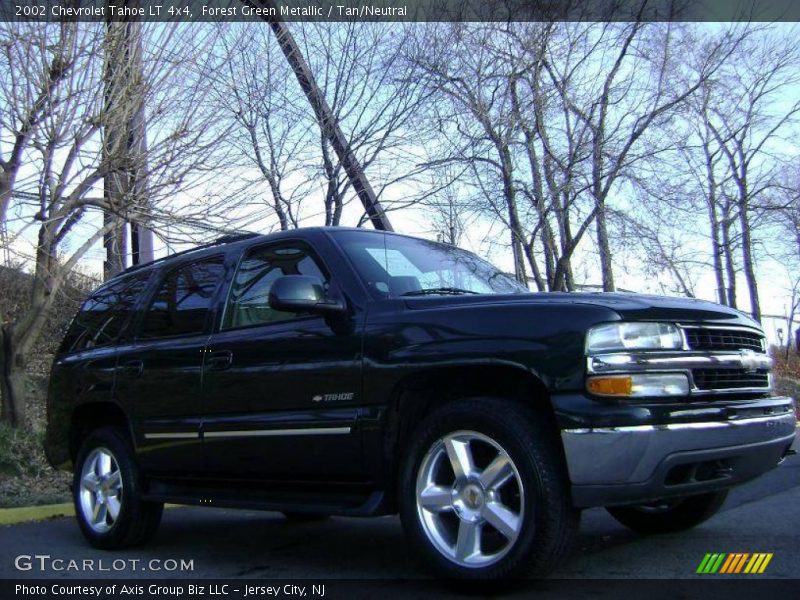 Forest Green Metallic / Tan/Neutral 2002 Chevrolet Tahoe LT 4x4