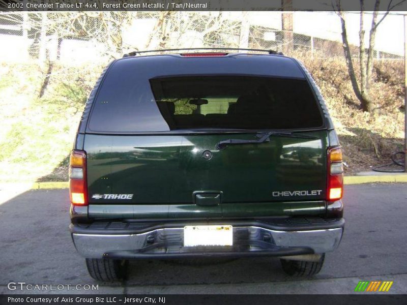 Forest Green Metallic / Tan/Neutral 2002 Chevrolet Tahoe LT 4x4