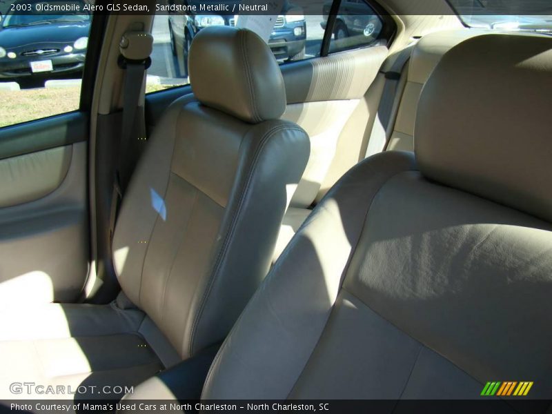 Sandstone Metallic / Neutral 2003 Oldsmobile Alero GLS Sedan