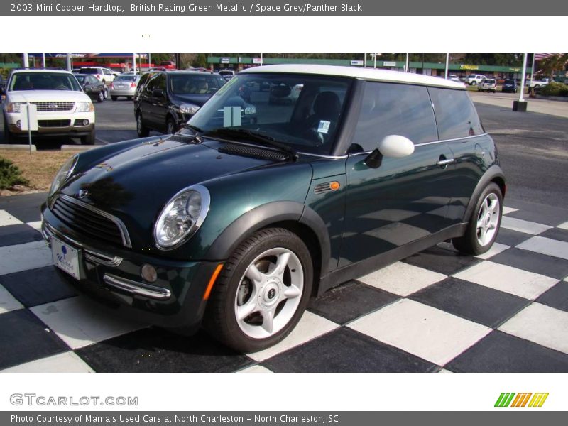 British Racing Green Metallic / Space Grey/Panther Black 2003 Mini Cooper Hardtop