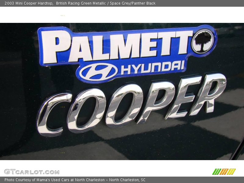 British Racing Green Metallic / Space Grey/Panther Black 2003 Mini Cooper Hardtop