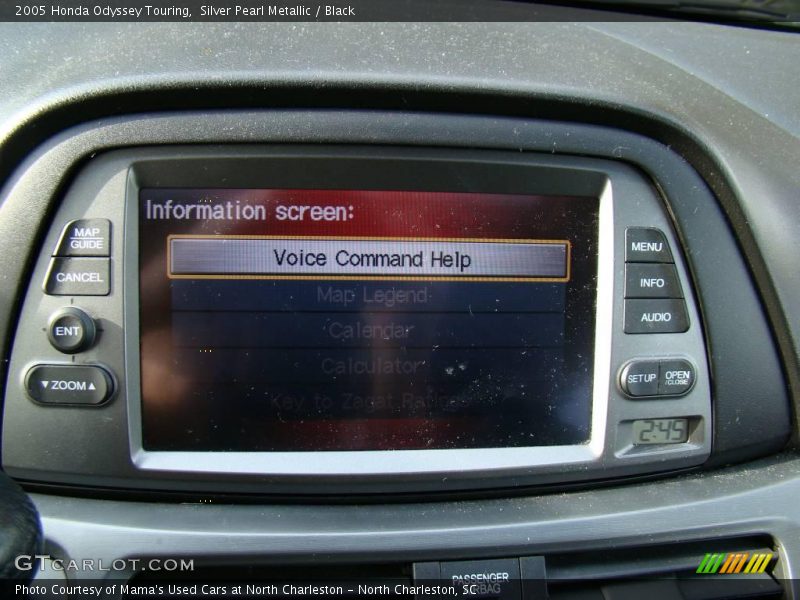 Silver Pearl Metallic / Black 2005 Honda Odyssey Touring