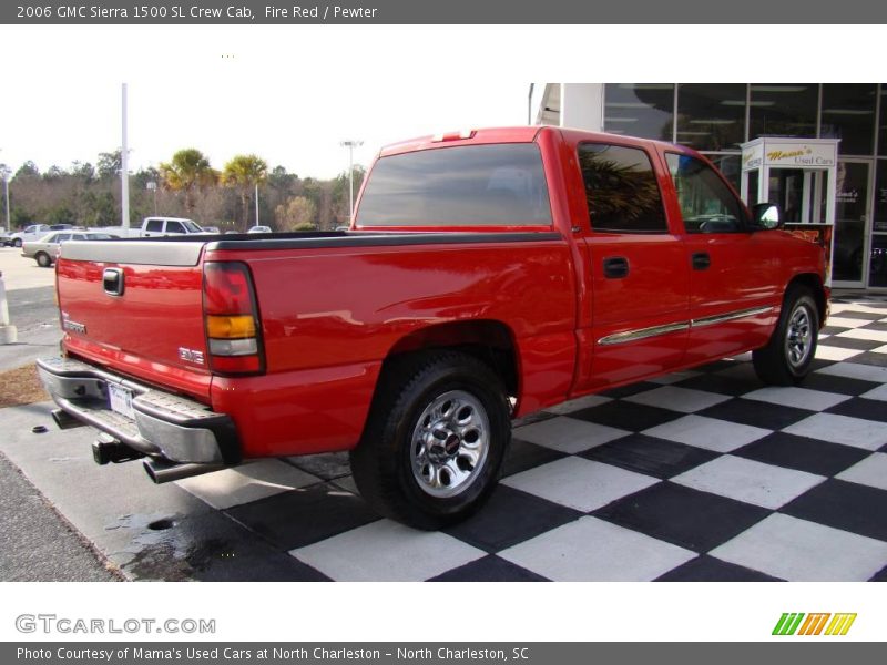 Fire Red / Pewter 2006 GMC Sierra 1500 SL Crew Cab