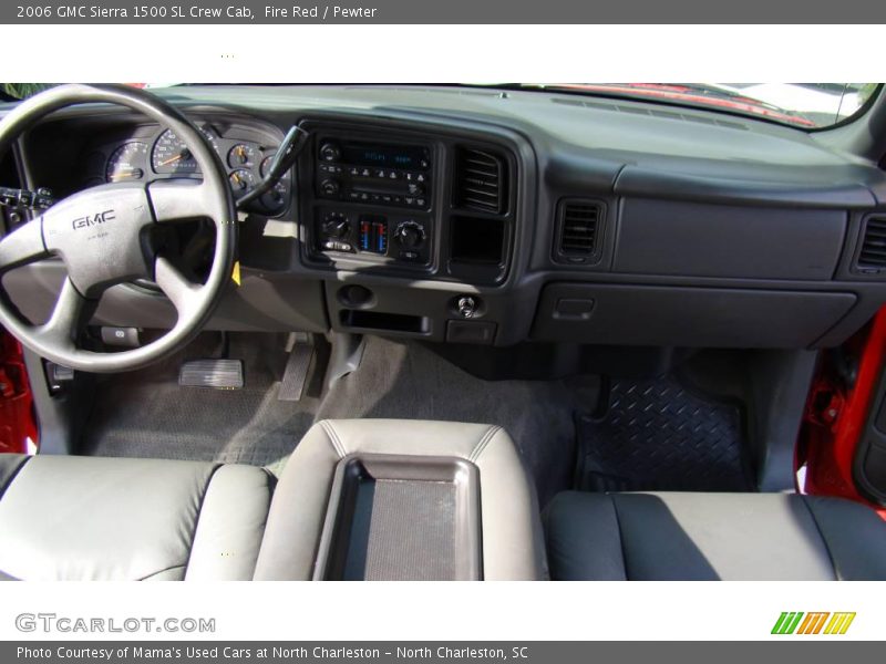 Fire Red / Pewter 2006 GMC Sierra 1500 SL Crew Cab