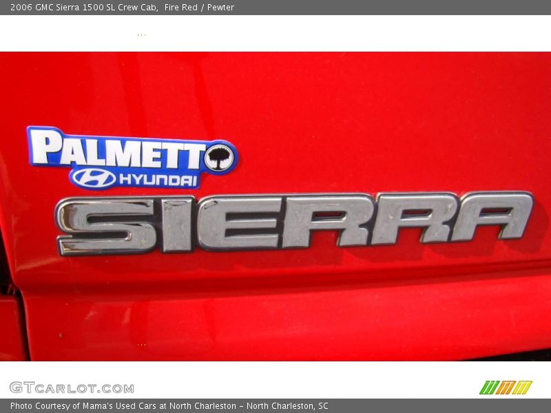 Fire Red / Pewter 2006 GMC Sierra 1500 SL Crew Cab