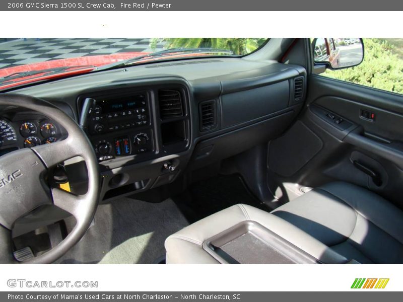 Fire Red / Pewter 2006 GMC Sierra 1500 SL Crew Cab