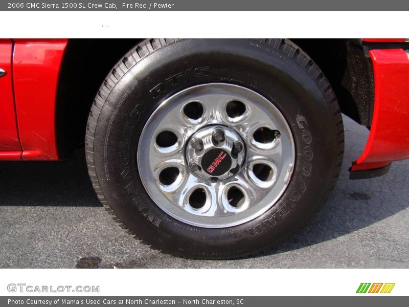 Fire Red / Pewter 2006 GMC Sierra 1500 SL Crew Cab